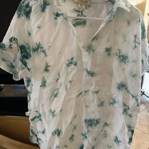 Rachel Zoe 100% linen blouse
